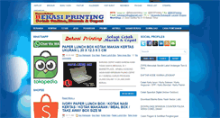 Desktop Screenshot of bekasiprinting.com